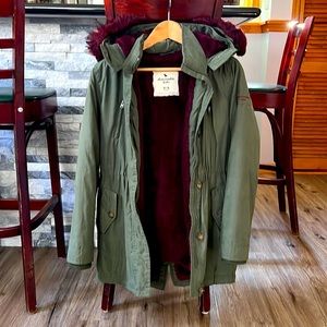 Girls olive coat